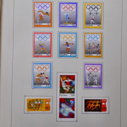 Collection timbres de Pologne neufs 1964-1979 en un album.