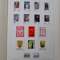 Collection timbres de Pologne neufs 1964-1979 en un album.