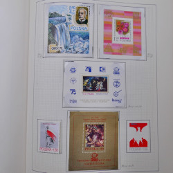 Collection timbres de Pologne neufs 1964-1979 en un album.