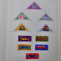 Collection timbres de Pologne neufs 1964-1979 en un album.