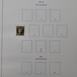 Collection timbres de France 1849-1983 neufs et oblitérés en 2 albums.