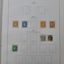 Collection timbres de France 1849-1983 neufs et oblitérés en 2 albums.