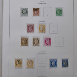 Collection timbres de France 1849-1983 neufs et oblitérés en 2 albums.