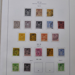 Collection timbres de France 1849-1983 neufs et oblitérés en 2 albums.