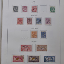 Collection timbres de France 1849-1983 neufs et oblitérés en 2 albums.
