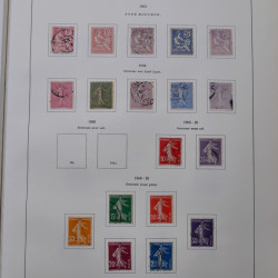 Collection timbres de France 1849-1983 neufs et oblitérés en 2 albums.
