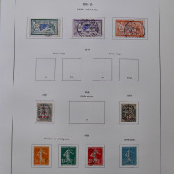 Collection timbres de France 1849-1983 neufs et oblitérés en 2 albums.