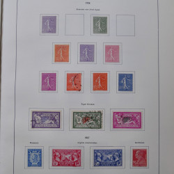 Collection timbres de France 1849-1983 neufs et oblitérés en 2 albums.