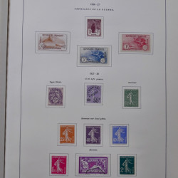 Collection timbres de France 1849-1983 neufs et oblitérés en 2 albums.