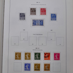 Collection timbres de France 1849-1983 neufs et oblitérés en 2 albums.