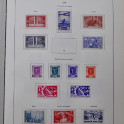Collection timbres de France 1849-1983 neufs et oblitérés en 2 albums.