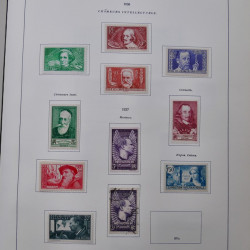 Collection timbres de France 1849-1983 neufs et oblitérés en 2 albums.