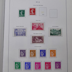 Collection timbres de France 1849-1983 neufs et oblitérés en 2 albums.