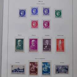 Collection timbres de France 1849-1983 neufs et oblitérés en 2 albums.