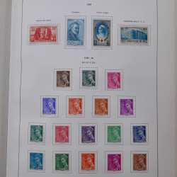 Collection timbres de France 1849-1983 neufs et oblitérés en 2 albums.