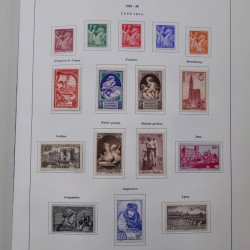 Collection timbres de France 1849-1983 neufs et oblitérés en 2 albums.