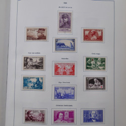 Collection timbres de France 1849-1983 neufs et oblitérés en 2 albums.