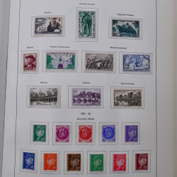 Collection timbres de France 1849-1983 neufs et oblitérés en 2 albums.