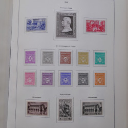 Collection timbres de France 1849-1983 neufs et oblitérés en 2 albums.