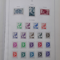 Collection timbres de France 1849-1983 neufs et oblitérés en 2 albums.