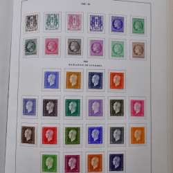 Collection timbres de France 1849-1983 neufs et oblitérés en 2 albums.