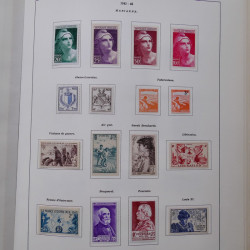 Collection timbres de France 1849-1983 neufs et oblitérés en 2 albums.