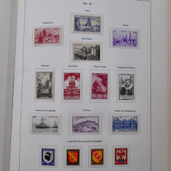 Collection timbres de France 1849-1983 neufs et oblitérés en 2 albums.