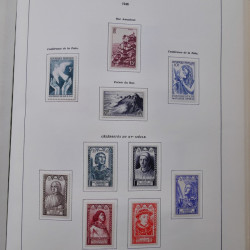 Collection timbres de France 1849-1983 neufs et oblitérés en 2 albums.