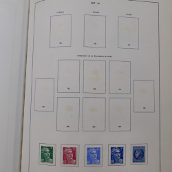 Collection timbres de France 1849-1983 neufs et oblitérés en 2 albums.
