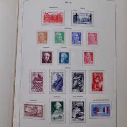 Collection timbres de France 1849-1983 neufs et oblitérés en 2 albums.