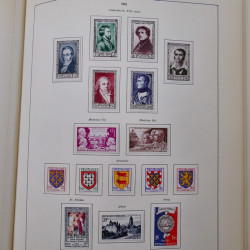 Collection timbres de France 1849-1983 neufs et oblitérés en 2 albums.