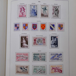 Collection timbres de France 1849-1983 neufs et oblitérés en 2 albums.