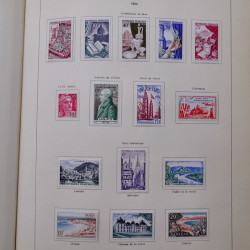 Collection timbres de France 1849-1983 neufs et oblitérés en 2 albums.