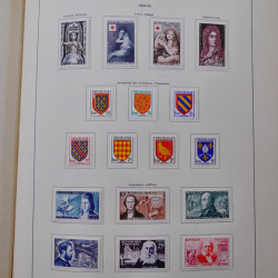 Collection timbres de France 1849-1983 neufs et oblitérés en 2 albums.