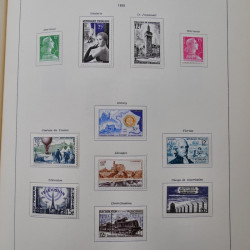 Collection timbres de France 1849-1983 neufs et oblitérés en 2 albums.