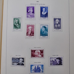 Collection timbres de France 1849-1983 neufs et oblitérés en 2 albums.
