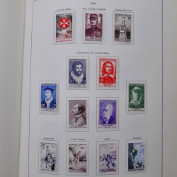 Collection timbres de France 1849-1983 neufs et oblitérés en 2 albums.