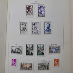 Collection timbres de France 1849-1983 neufs et oblitérés en 2 albums.