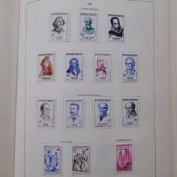 Collection timbres de France 1849-1983 neufs et oblitérés en 2 albums.