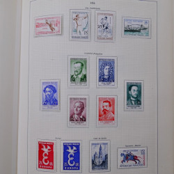 Collection timbres de France 1849-1983 neufs et oblitérés en 2 albums.