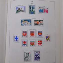 Collection timbres de France 1849-1983 neufs et oblitérés en 2 albums.