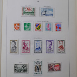 Collection timbres de France 1849-1983 neufs et oblitérés en 2 albums.
