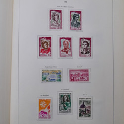 Collection timbres de France 1849-1983 neufs et oblitérés en 2 albums.