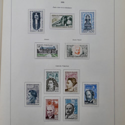 Collection timbres de France 1849-1983 neufs et oblitérés en 2 albums.