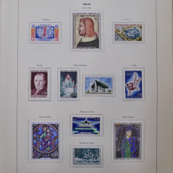Collection timbres de France 1849-1983 neufs et oblitérés en 2 albums.
