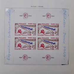 Collection timbres de France 1849-1983 neufs et oblitérés en 2 albums.