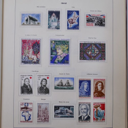 Collection timbres de France 1849-1983 neufs et oblitérés en 2 albums.