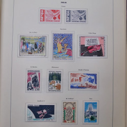 Collection timbres de France 1849-1983 neufs et oblitérés en 2 albums.