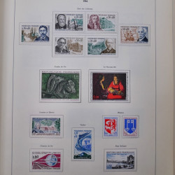 Collection timbres de France 1849-1983 neufs et oblitérés en 2 albums.