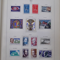 Collection timbres de France 1849-1983 neufs et oblitérés en 2 albums.